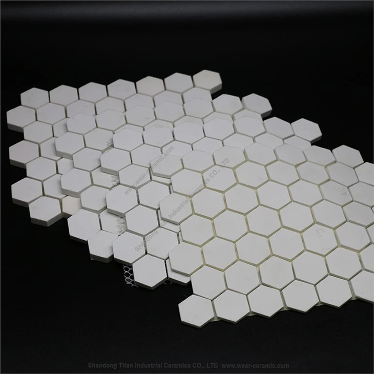 Ceramic hexagon mosaic tile