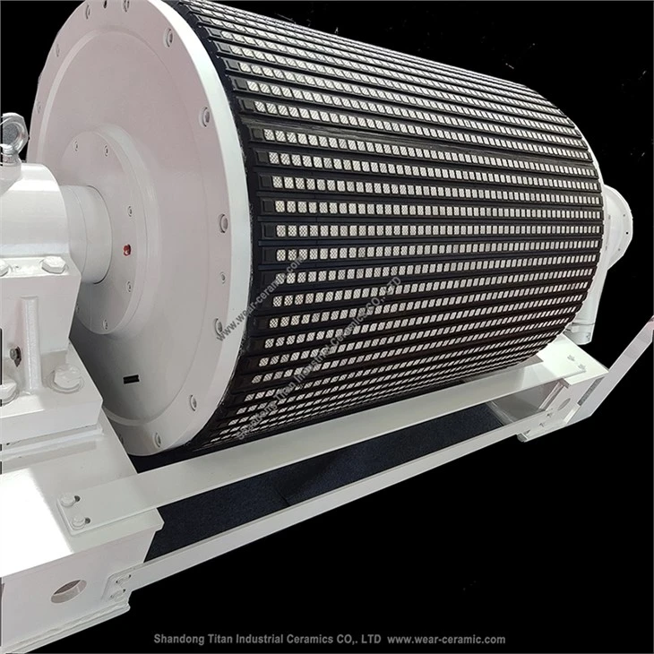 ceramic rubber lagging rollers