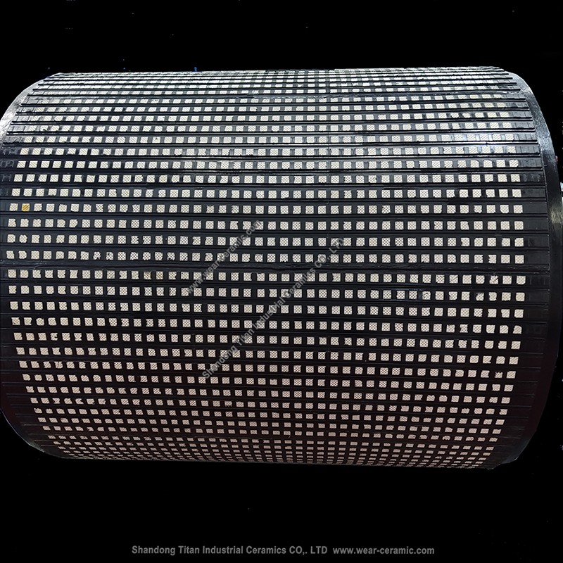 Wear Resistant Ceramic Pulley Lagging