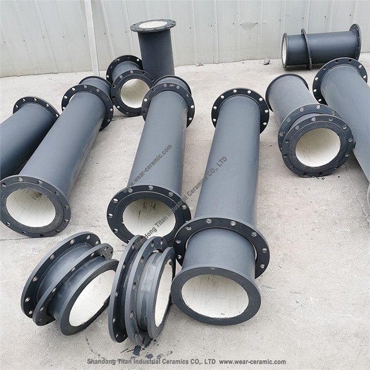 Lined With Ceramic Wear Resistant Steel Pipe