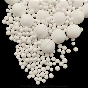 99% Al2O3 High Alumina Ball with High Temperature Resistance as Catalyst Support Media