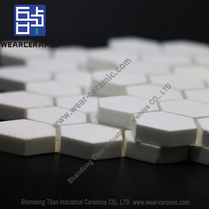 Hexagonal Ceramic Lining Sheet