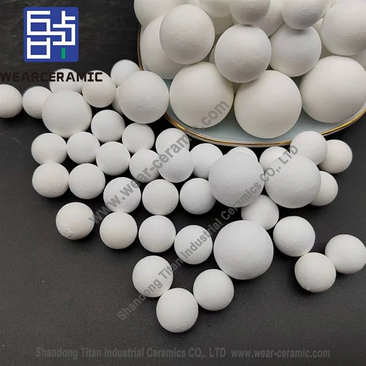 Chemically Stable Alumina Filler Inert Ceramic Balls