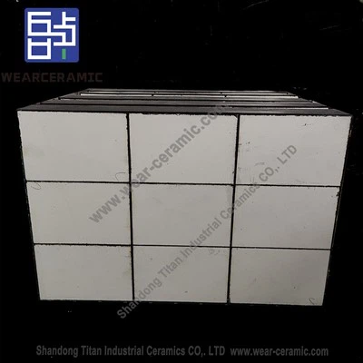 Ceramic Composite Rubber Liner Backed Steel Plat
