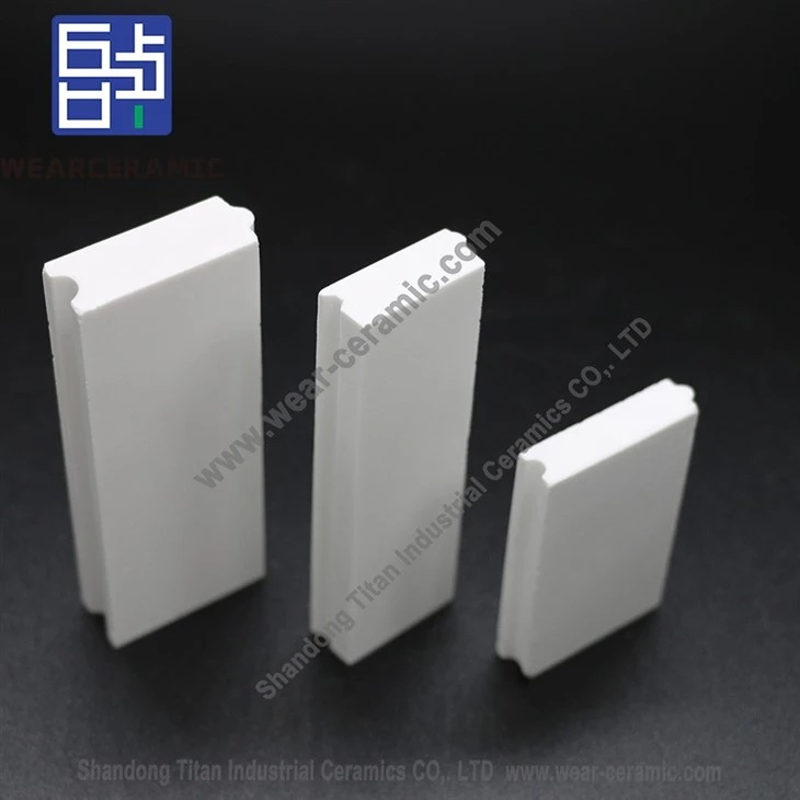 Trapezoidal Shaped ZTA Ceramic Wear Liners