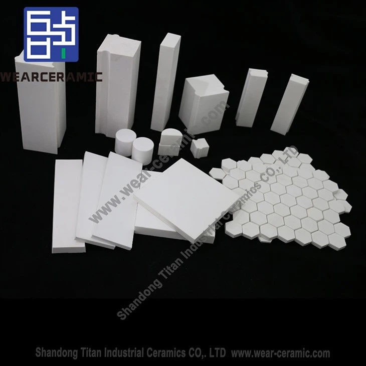 Zirconium Toughened Aluminum Ceramic Wear Plate For Chemicals